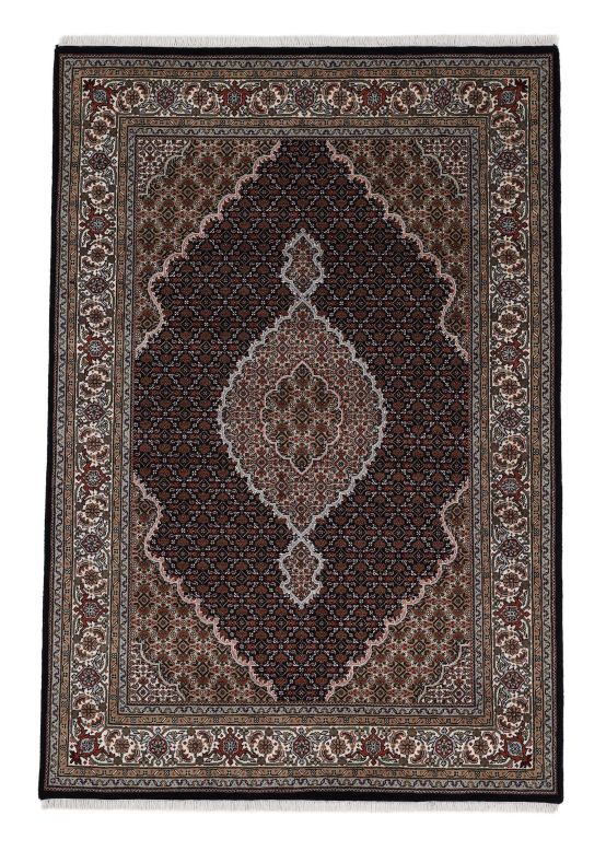 Alfombra Tabriz Mahi Negro