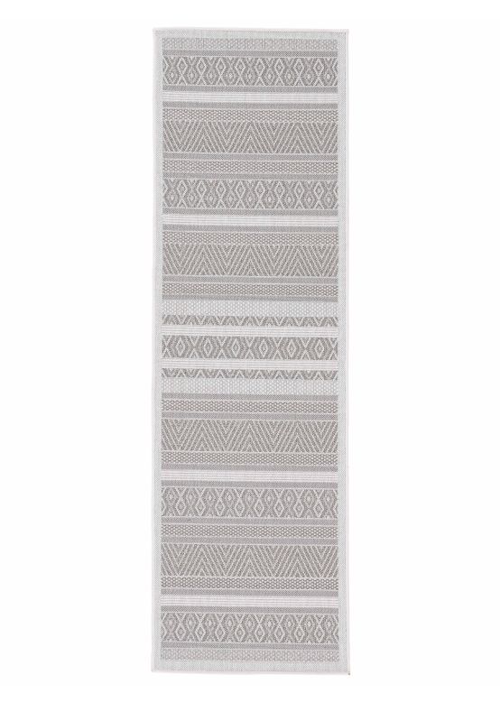 Alfombra de exterior & interior Boho pasillo Beige