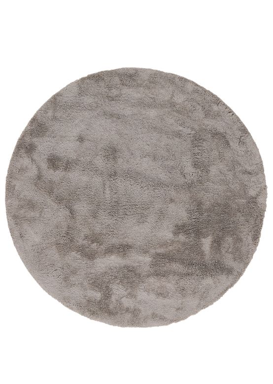 Alfombra pelo largo Breeze redondo Beige