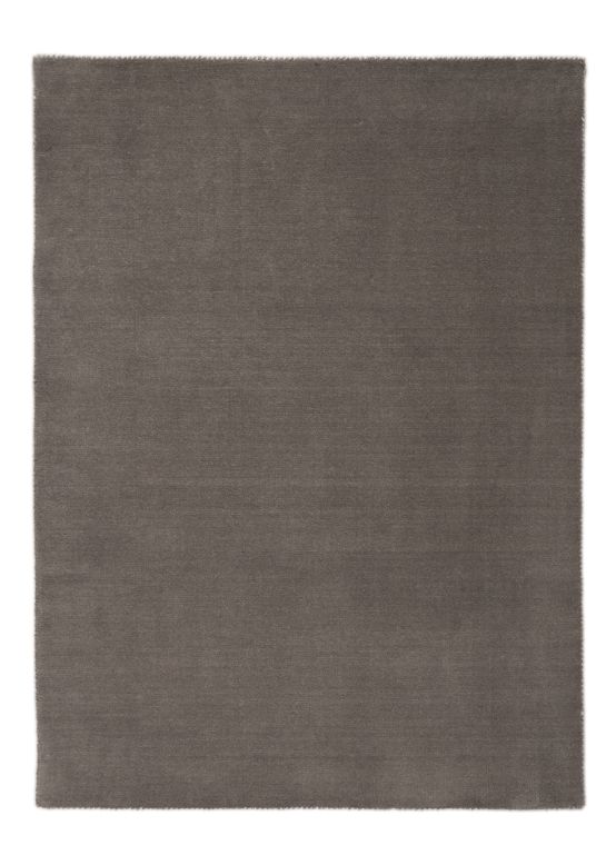 Alfombra de lana Gabbeh Uni Gris